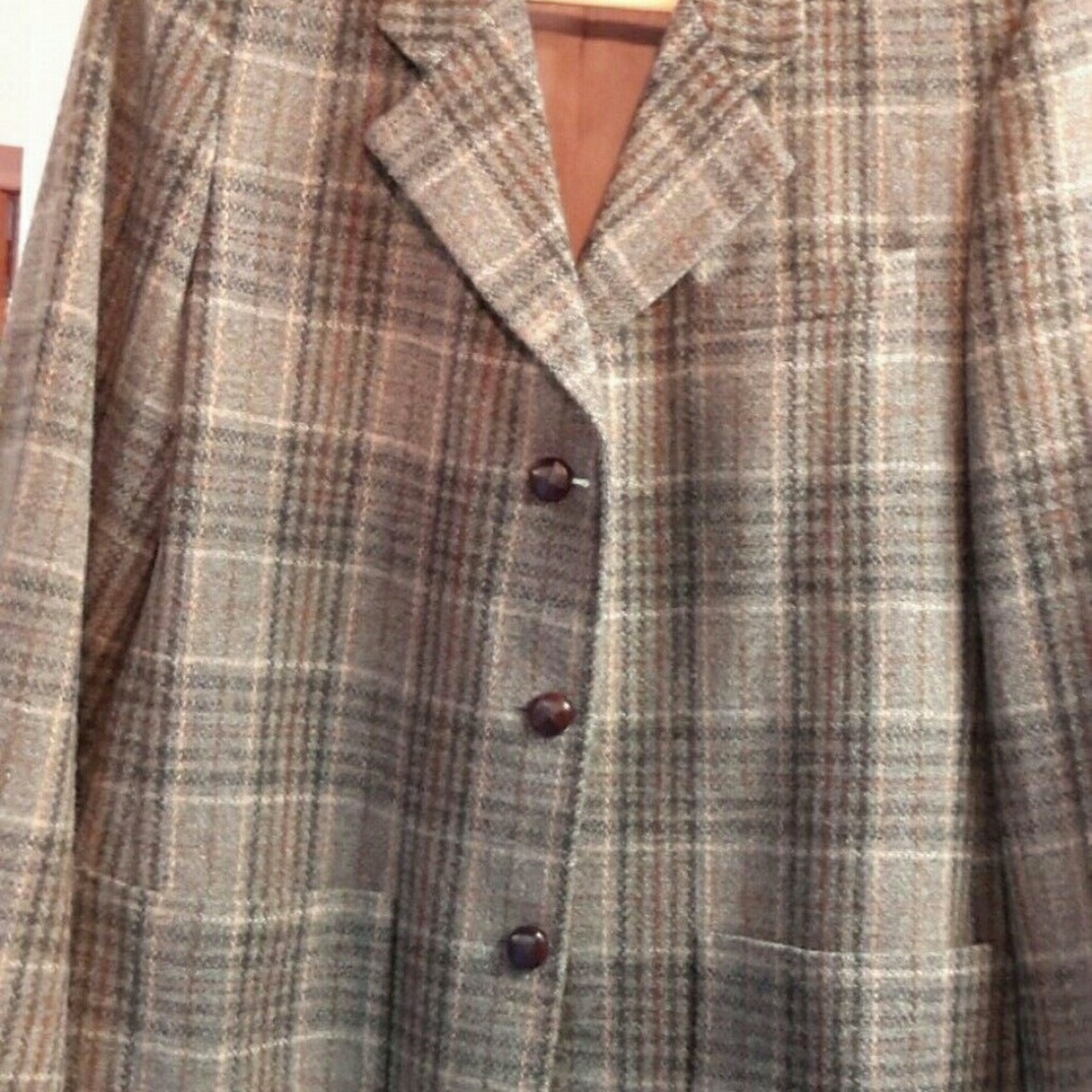 Vintage L.L. BEAN Wool Plaid Jacket